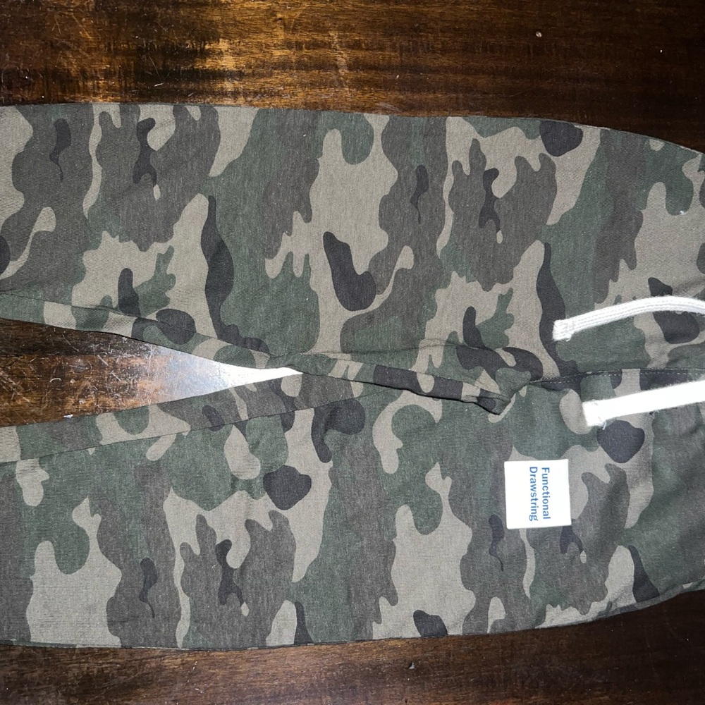 Old Navy Green Camouflage Joggers